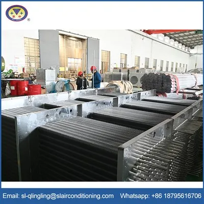 Typ pionowy lodowca chłodnica powietrza